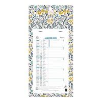 Calendrier mensuel Mini Labo sur plaque 2025 - 16x33cm - Exacompta