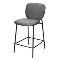 Tabouret haut Twist - Lot de 2 - Pied noir - Meet By Paperflow