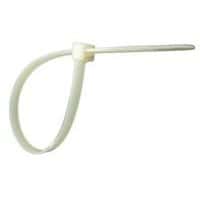 Colliers de serrage nylon blancs - Largeur 4,8mm - Manutan Expert