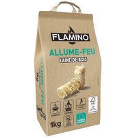 Allume feu laine de bois sans odeur - 1kg - Flamino