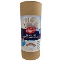 Pastille lave vaisselle hydrosoluble tout-en-un - Boîte de 40 - Ecness