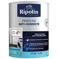 Peinture anti-humidité blanc 0.75l - Ripolin