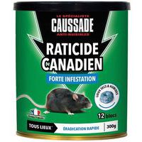 Raticide canadien forte infestation - 1,5kg - Caussade