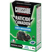 Raticide canadien pâte appétente forte infestation - 400g - Caussade