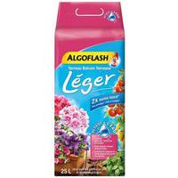 Terreau léger balcon et terrasse - 25l - Algoflash