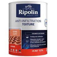 Traîtement anti-infiltration toiture terre cuite - 0.75l - Ripolin