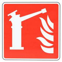 Panneau - Borne incendie/lance incendie aluminium - Manutan Expert