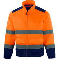 Veste haute visibilité Classe 2 - Orange Bleu Marine - Delta Plus