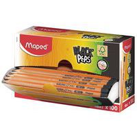 Schoolpack 90 crayons noirs hb black pep's - Maped