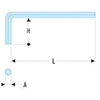 Clé mâle courte - Facom