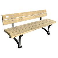 Banc Elysée bois pin sur mesure