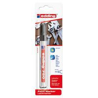 Marqueur peinture universel - blanc - point ogive 2-4mm -Edding