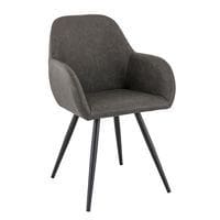 Fauteuil Intérieur - En Métal Noir - Colorado - Olaf