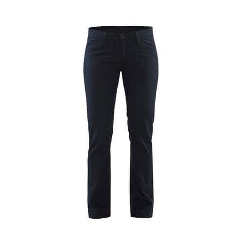 Pantalon chino  Stretch 2D femme - Marine foncé - Blåkläder