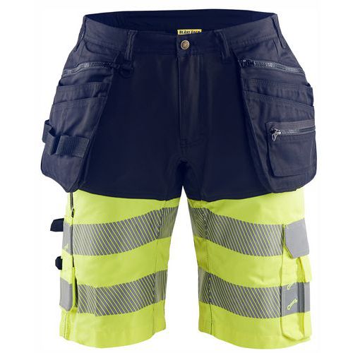 Short haute-visibilité à stretch 4D marine - Blåkläder