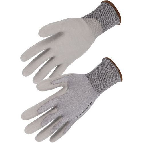 Gant anti-coupure B tactile et deperlant PHS18PU - Singer Safety