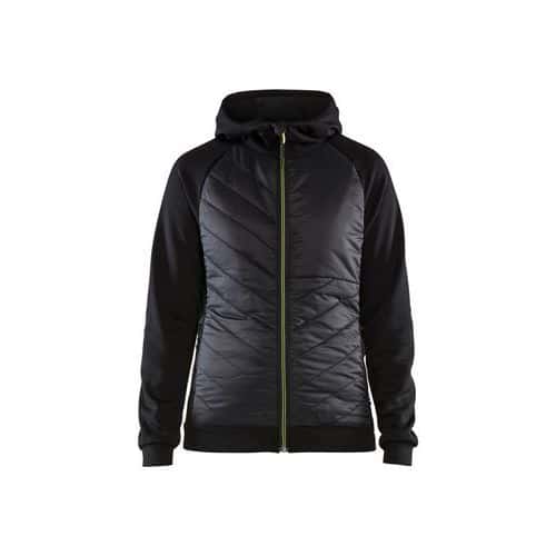 Veste 3464 hybride femme noir/jaune fluo - Blåkläder