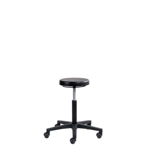 Tabouret ERGOLINE moyen sur roulettes polyamide - Sofame