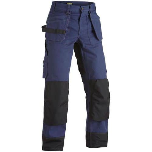 Pantalon artisan heavy worker bleu foncé/noir - Blåkläder