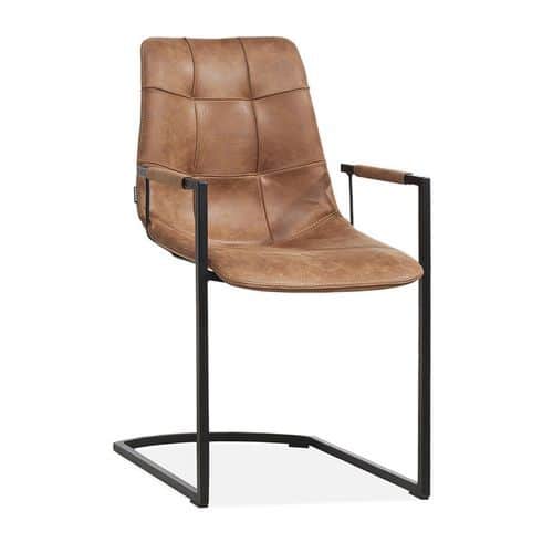 Fauteuil Intérieur - En Métal Noir - Softyl - Condor