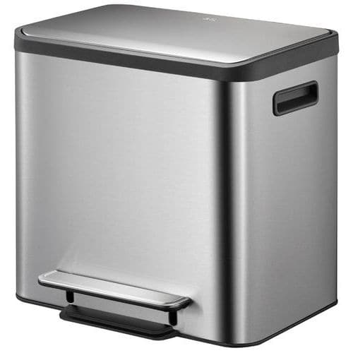 Poubelle à pédale Tri-sélectif EcoCasa 2x12L - EKO