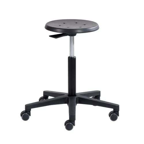 Tabouret Ergodyn assise réglable basse sur roulettes - Sofame