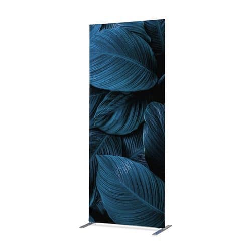 Cloison Deco En Tissu Feuillage Bleu - Showdown Displays