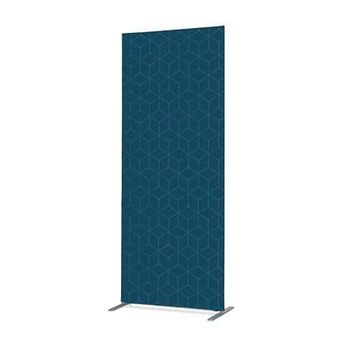 Cloison Deco En Tissu Hexagone Bleu - Showdown Displays