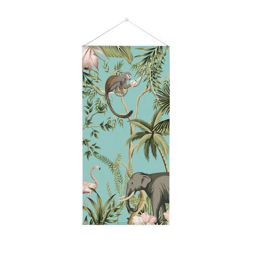 Tapisserie Murale Coin Enfants Animaux Tropicaux - Showdown Displays