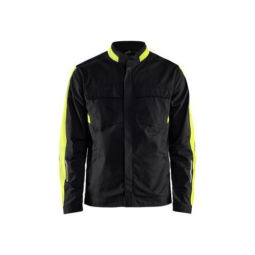 Veste industrie stretch 2D noir/jaune fluo - Blåkläder