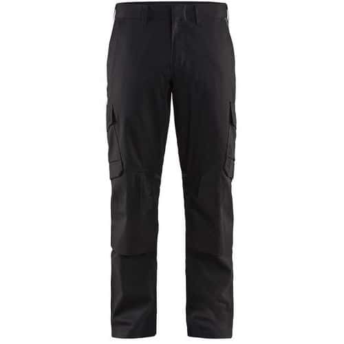 Pantalon industrie à poches genouillères noir/gris foncé - Blåkläder