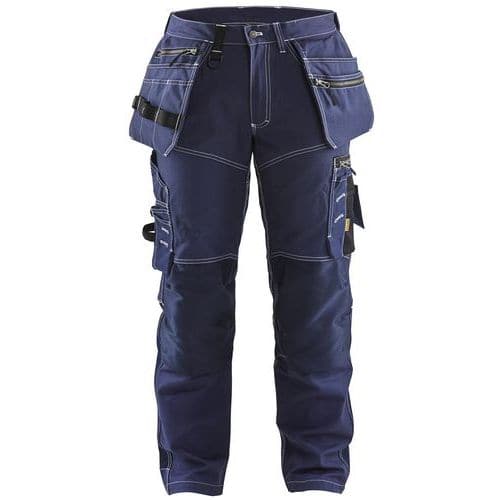 Pantalon aritisan+ stretch bleu foncé - Blåkläder