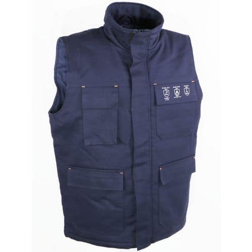 Gilet ignifuge retardateur de flammes - Bleu  GILFLAM - Singer Safety