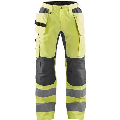 Pantalon artisan fluo à stretch - Blåkläder