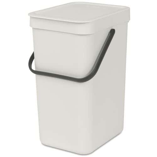 Poubelle Sort&Go 12L, Brabantia, Blanc