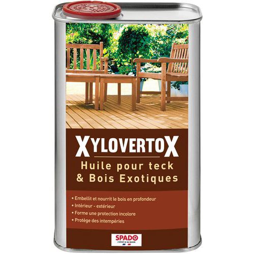 Huile protectrice teck et bois exotiques - Xylovertox