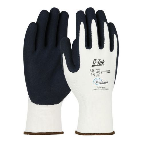 Gants de manutention G-TEK® en plastique recyclé enduction latex -PIP