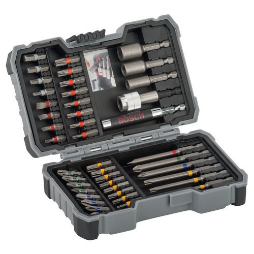 Coffret d'embouts de vissage 43 pièces - Bosch