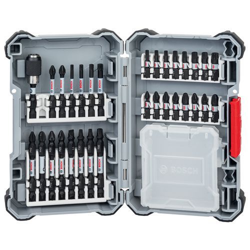 Coffret d'embouts de vissage Impact Pick and Click 31 pièces - Bosch