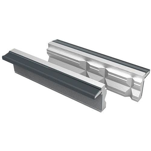 Jeu de mors pour étaux Type P prismatique aluminium - Dolex