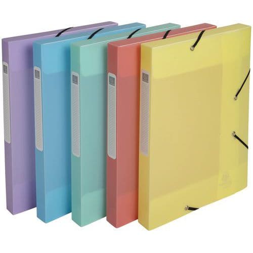 Boites de classement exabox lot de 8 assortis- Exacompta