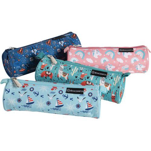 Trousse en polyester lot de 16 assortis - Exacompta