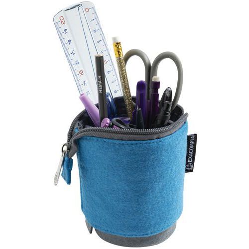 Trousse pot à crayons lot de 6 assortis- Exacompta