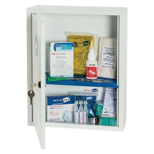 Armoire à pharmacie Medi Basic 1 porte - garnie