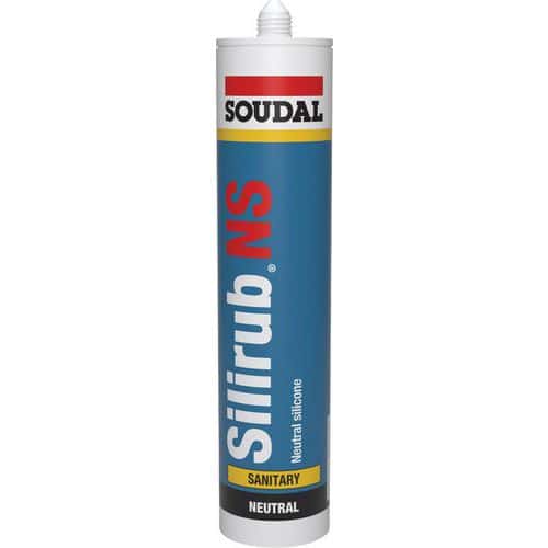 Mastic sanitaire neutre Silirub NS - Soudal