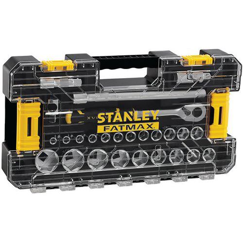 Coffret d'outils 1/2 Stackbox Fatmax - 26 pcs - STANLEY