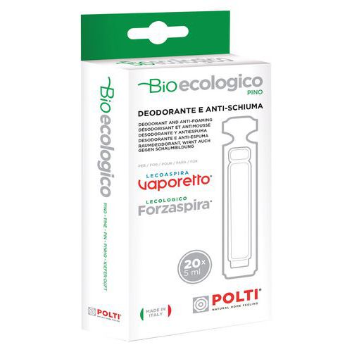 Déodorisant et antimousse bioecologico pin Lécoaspira Polti Professionnel