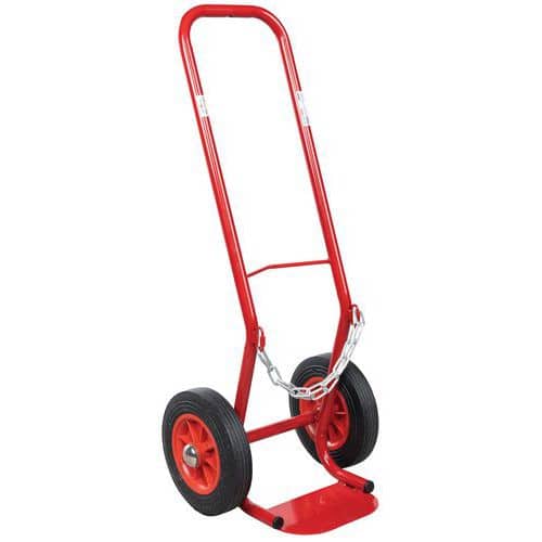 Diable porte-bouteille - Roues caoutchouc - Force 100 kg