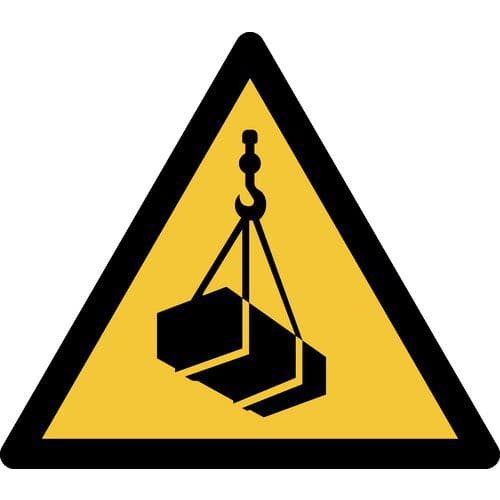 Panneau pictogramme Charge Suspendue - Djois Made By Tarifold