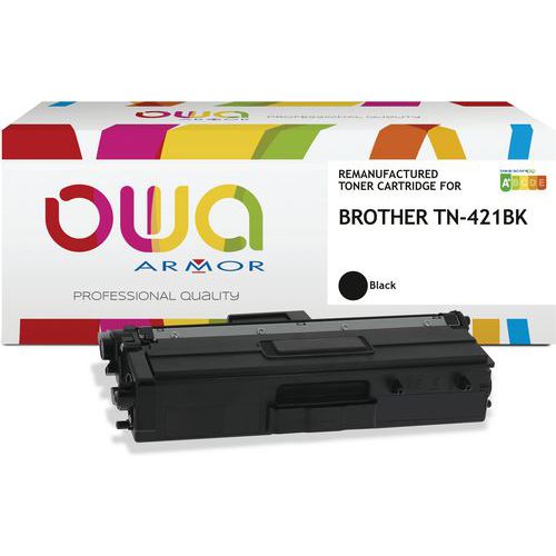 Toner remanufacturé BROTHER TN-421BK - OWA